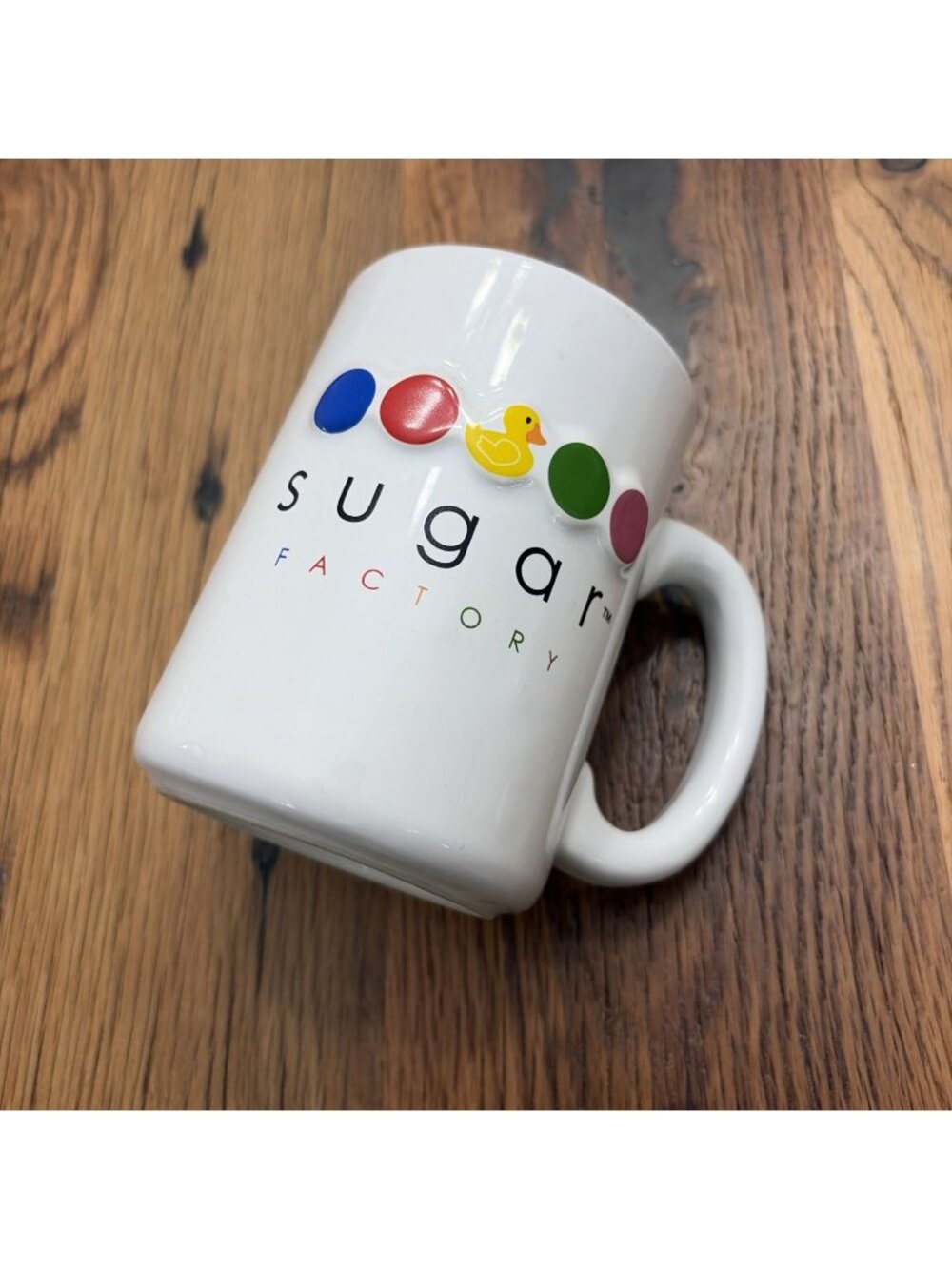 Sugar Factory Mug White Duck Logo